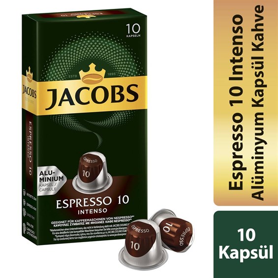 Jacobs Capsule Espresso 10 Intenso 52 gr