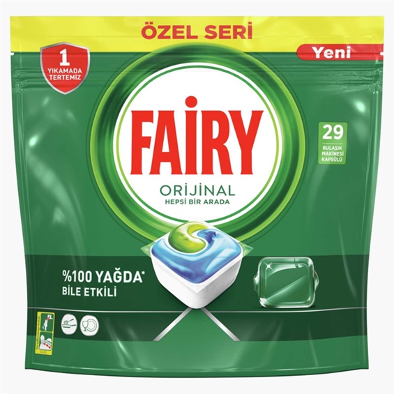 Fairy H1A Tablet Özel Seri 29'lu Bulaşık Deterjanı