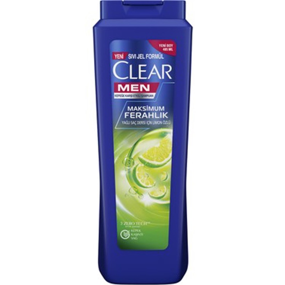 Clear Men Maksimum Ferahlık Şampuan 485 ml