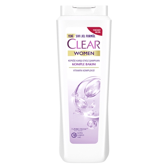 Clear Women Komple Bakım Şampuanı 485 ml