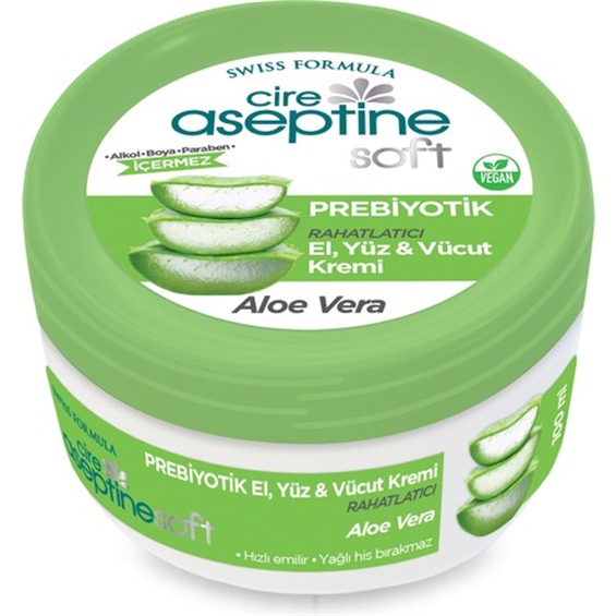 Cire Aseptine Soft Aloe Vera Özlü Bakım Kremi 100 ml